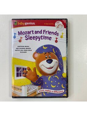 Baby Genius Mozart Friends Sleepytime 2006 DVD Bonus CD Kids Educational
